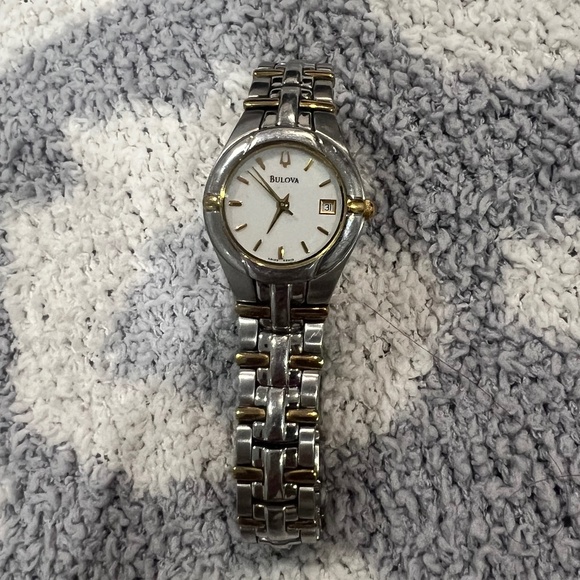 Bulova Two-tone gold watch